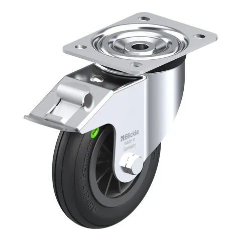 Blickle L-VWPP 160G-FI – okretni točkić Ø160 mm, nosivost 70 kg