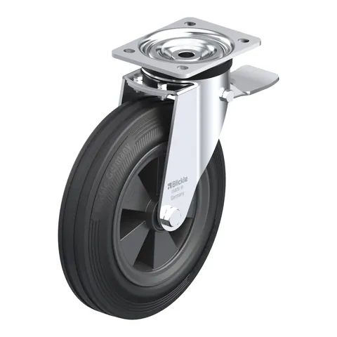 Blickle L-VPP 250R-3-ST – okretni točkić Ø250 mm, nosivost 295 kg