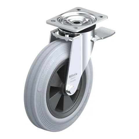 Blickle L-VPP 250R-3-ST-SG – okretni točkić Ø250 mm, nosivost 295 kg
