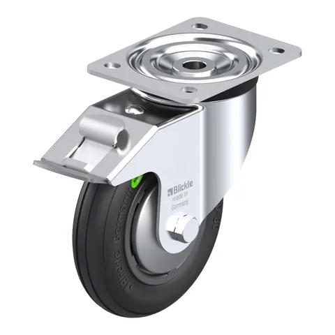Blickle L-VWPP 160G-FI-FA – okretni točkić Ø160 mm, nosivost 70 kg