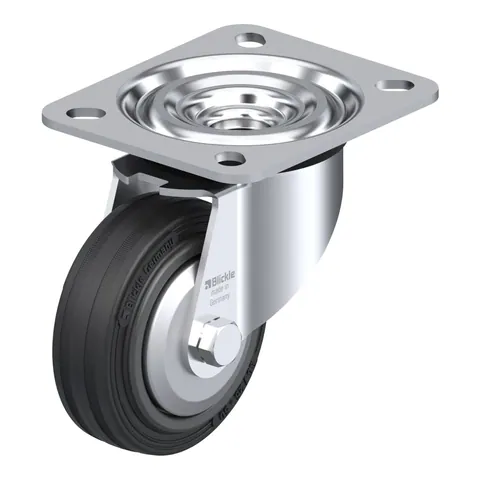 Blickle L-VPP 80R-FA – okretni točkić Ø80 mm, nosivost 50 kg