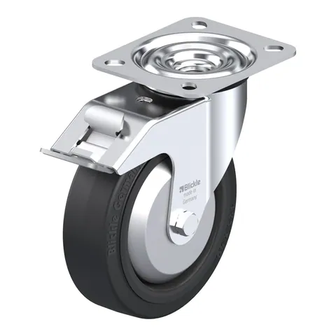 Blickle LE-POEV 125KA-FI-FA – okretni točkić Ø125 mm, nosivost 150 kg
