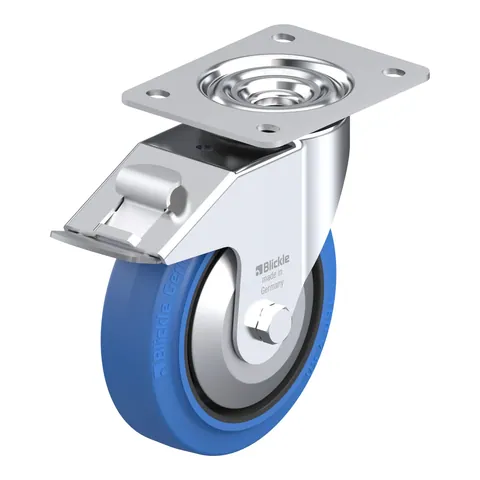Blickle LE-POEV 160KA-FI-SB-FA – okretni točkić Ø160 mm, nosivost 300 kg