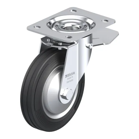 Blickle LE-VE 160R-ST-FA – okretni točkić Ø160 mm, nosivost 135 kg