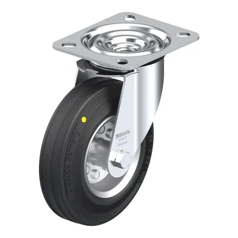 Blickle LE-VE 125R-EL – okretni točkić Ø125 mm, nosivost 100 kg