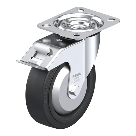 Blickle LE-POEV 125R-FI-FA – okretni točkić Ø125 mm, nosivost 150 kg