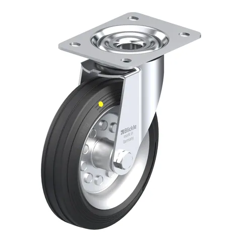Blickle LE-VE 180R-EL – okretni točkić Ø180 mm, nosivost 170 kg
