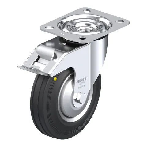 Blickle LE-VE 125R-FI-EL-FA – okretni točkić Ø125 mm, nosivost 100 kg