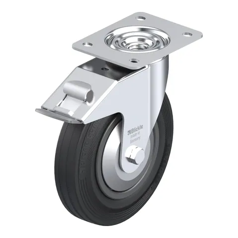 Blickle LE-VPP 200G-FI-FA – okretni točkić Ø200 mm, nosivost 205 kg