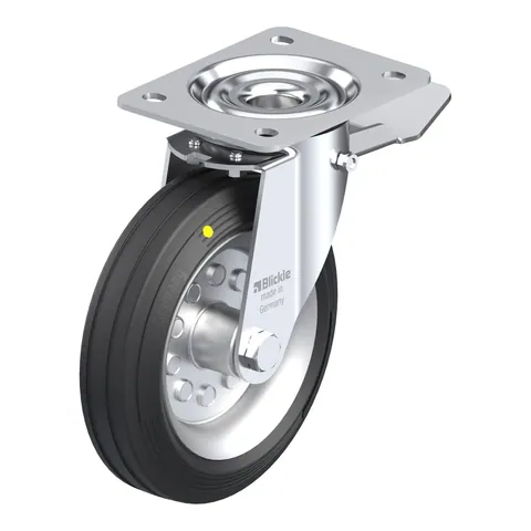 Blickle LE-VE 180R-ST-EL – okretni točkić Ø180 mm, nosivost 170 kg