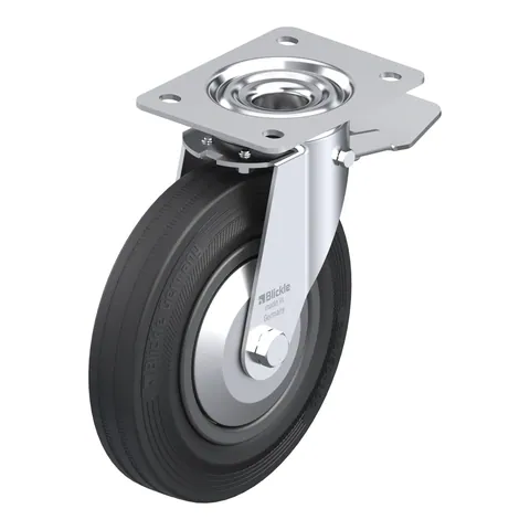 Blickle LE-VPP 200G-ST-FA – okretni točkić Ø200 mm, nosivost 205 kg