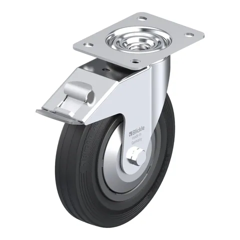 Blickle LE-VPP 200R-FI-FA – okretni točkić Ø200 mm, nosivost 205 kg