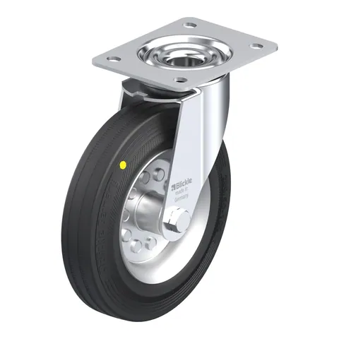 Blickle LE-VE 200R-EL – okretni točkić Ø200 mm, nosivost 205 kg