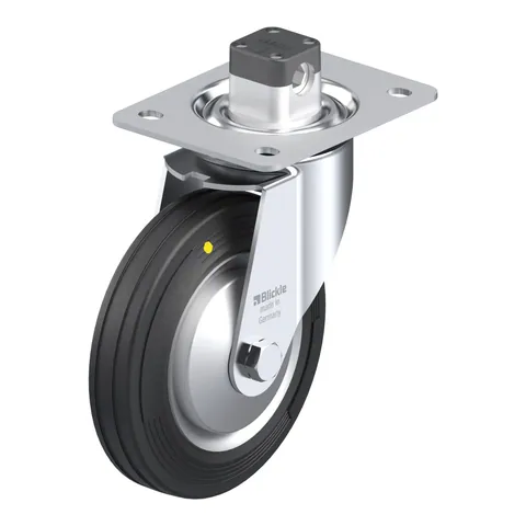 Blickle LE-VE 160R-CS11-EL-FA – okretni točkić Ø160 mm, nosivost 135 kg