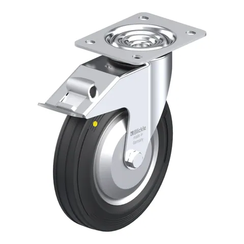 Blickle LE-VE 200R-FI-EL-FA – okretni točkić Ø200 mm, nosivost 205 kg