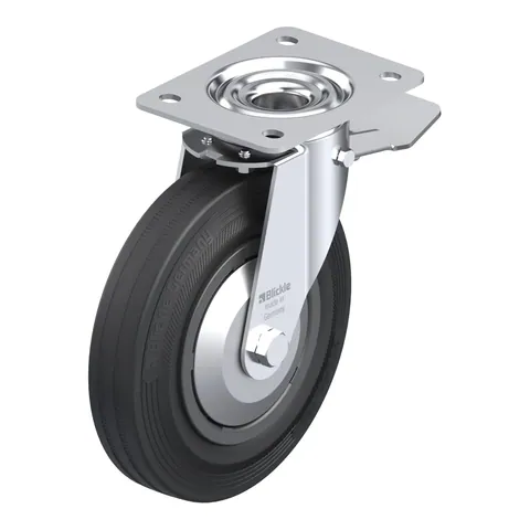 Blickle LE-VPP 200R-ST-FA – okretni točkić Ø200 mm, nosivost 205 kg