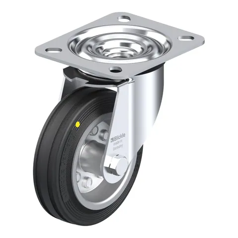 Blickle LE-VE 100R-EL – okretni točkić Ø100 mm, nosivost 70 kg
