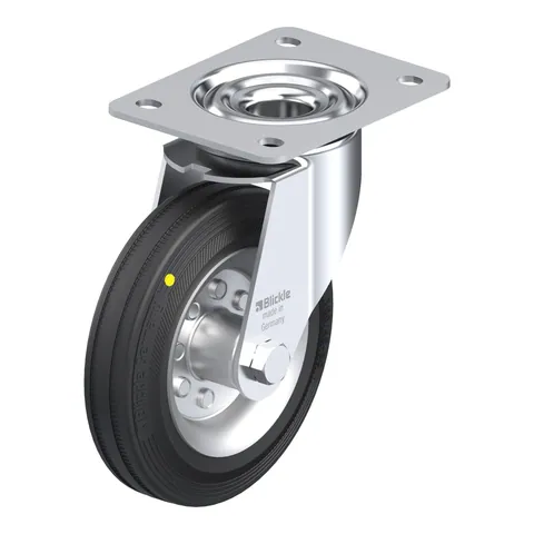 Blickle LE-VE 160R-EL – okretni točkić Ø160 mm, nosivost 135 kg