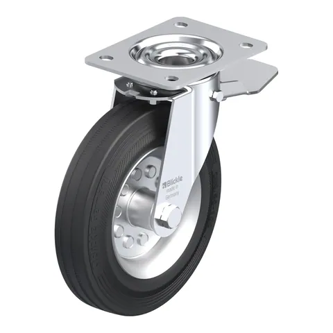 Blickle LE-VE 200R-ST – okretni točkić Ø200 mm, nosivost 205 kg