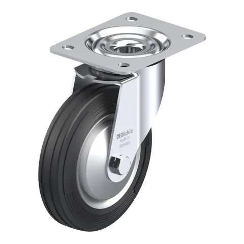 Blickle LE-VE 160R-FA – okretni točkić Ø160 mm, nosivost 135 kg