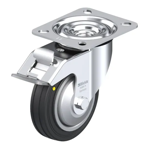 Blickle LE-VE 100R-FI-EL-FA – okretni točkić Ø100 mm, nosivost 70 kg