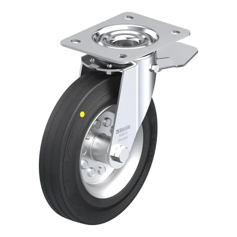 Blickle LE-VE 200R-ST-EL – okretni točkić Ø200 mm, nosivost 205 kg