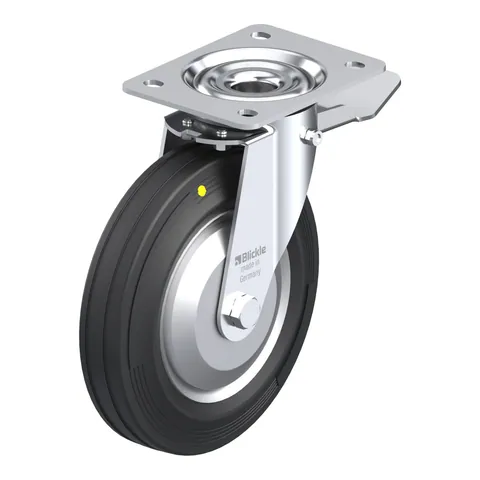 Blickle LE-VE 200R-ST-EL-FA – okretni točkić Ø200 mm, nosivost 205 kg