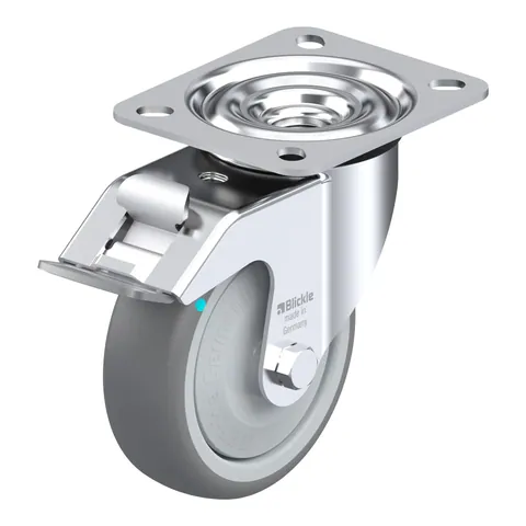 Blickle LE-TPA 102KFD-FI – okretni točkić Ø100 mm, nosivost 110 kg