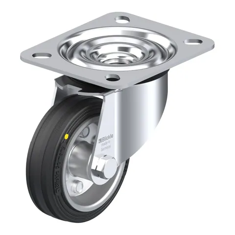 Blickle LE-VE 80R-EL – okretni točkić Ø80 mm, nosivost 50 kg