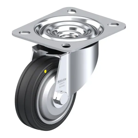 Blickle LE-VE 80R-EL-FA – okretni točkić Ø80 mm, nosivost 50 kg