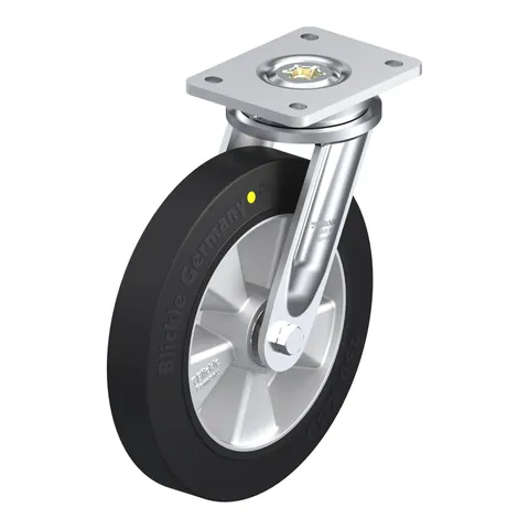 Blickle LO-ALEV 250K-EL – okretni točkić Ø250 mm, nosivost 650 kg