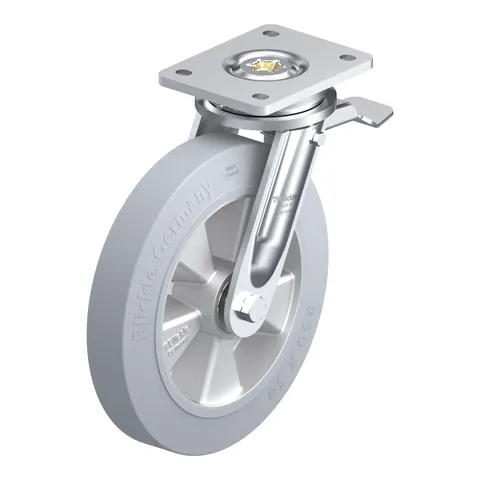 Blickle LO-ALEV 250K-ST-SG – okretni točkić Ø250 mm, nosivost 650 kg
