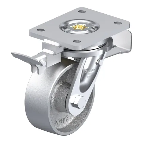Blickle LO-G 127G-ST-RI4 – okretni točkić Ø125 mm, nosivost 750 kg