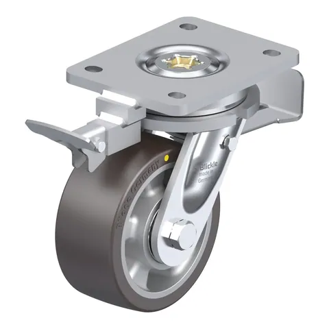 Blickle LO-ALST 127K-ST-AS-RI4 – okretni točkić Ø125 mm, nosivost 450 kg