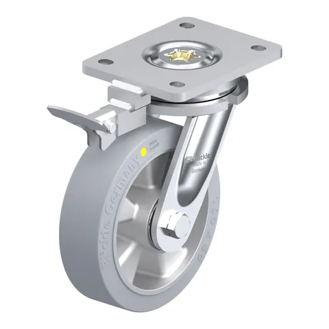Blickle LO-ALEV 160K-SG-AS-RI4 – okretni točkić Ø160 mm, nosivost 350 kg
