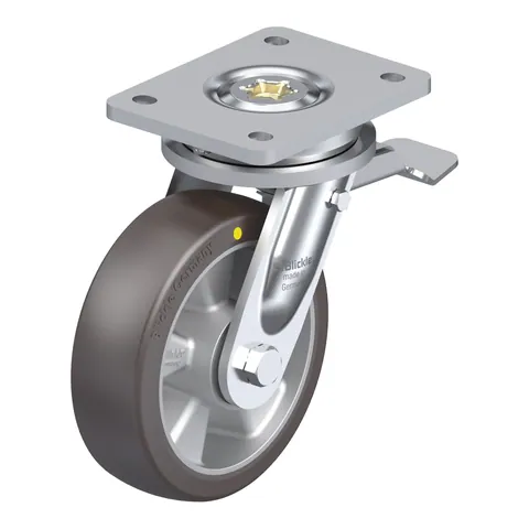 Blickle LO-ALST 160K-ST-AS – okretni točkić Ø160 mm, nosivost 580 kg