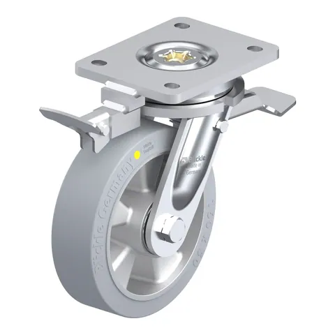 Blickle LO-ALEV 160K-ST-SG-AS-RI4 – okretni točkić Ø160 mm, nosivost 350 kg