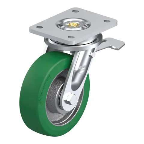 Blickle LO-GST 160K-ST – okretni točkić Ø160 mm, nosivost 600 kg