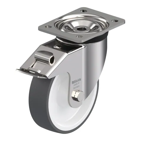 Blickle LKX-POTH 160G-FI – okretni točkić Ø160 mm, nosivost 550 kg