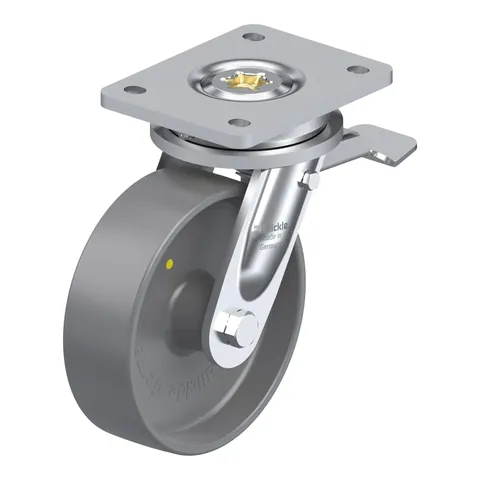 Blickle LO-PO 160G-ST-ELS – okretni točkić Ø160 mm, nosivost 450 kg