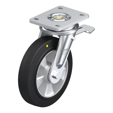 Blickle LO-ALEV 200K-ST-EL – okretni točkić Ø200 mm, nosivost 500 kg