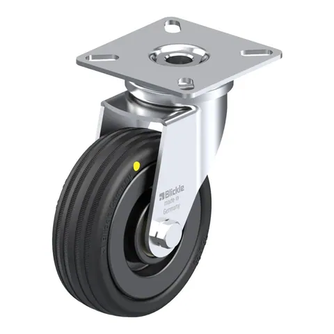 Blickle LPA-VPA 75K-EL – okretni točkić Ø75 mm, nosivost 45 kg