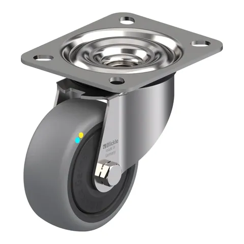 Blickle LEX-TPA 80KFD-ELS – okretni točkić Ø80 mm, nosivost 65 kg