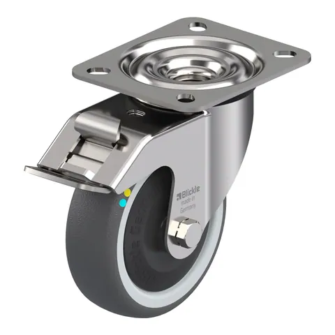 Blickle LEX-PATH 100KFD-FI-ELS – okretni točkić Ø100 mm, nosivost 130 kg