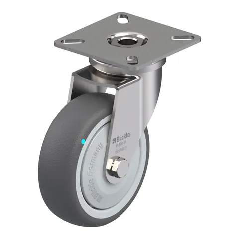 Blickle LPXA-PATH 75KFD – okretni točkić Ø75 mm, nosivost 75 kg