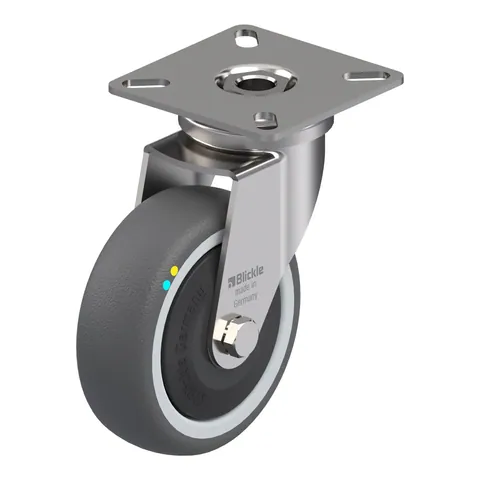 Blickle LPXA-PATH 75KFD-ELS – okretni točkić Ø75 mm, nosivost 65 kg