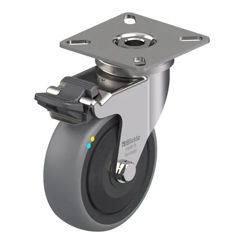 Blickle LPXA-TPA 75KFD-FI-ELS – okretni točkić Ø75 mm, nosivost 50 kg