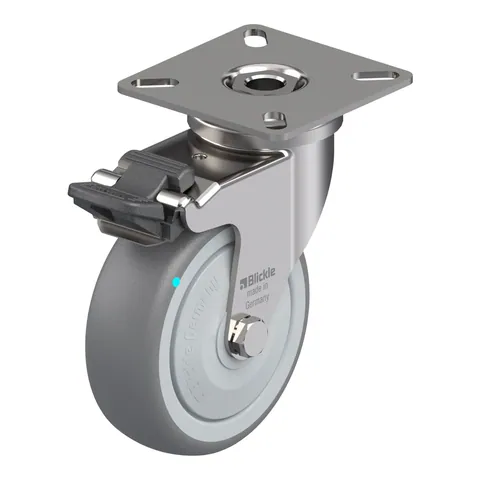 Blickle LPXA-TPA 75KFD-FI – okretni točkić Ø75 mm, nosivost 75 kg