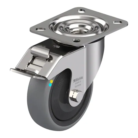 Blickle LEX-TPA 102KFD-FI-ELS – okretni točkić Ø100 mm, nosivost 70 kg