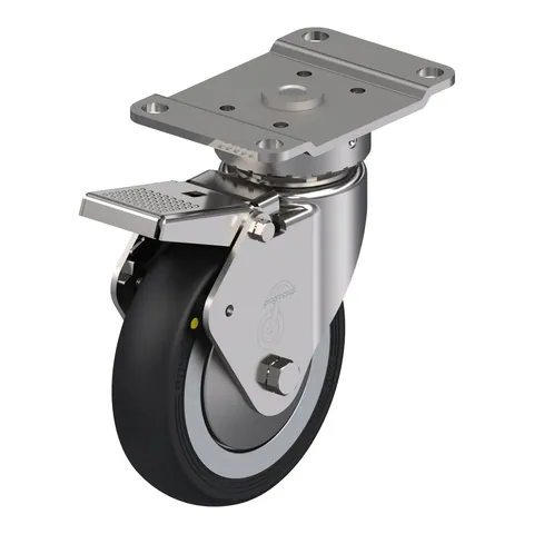 Blickle LPX-PGV 120XR-PG2-FI-EL-FA – okretni točkić Ø120 mm, nosivost 150 kg
